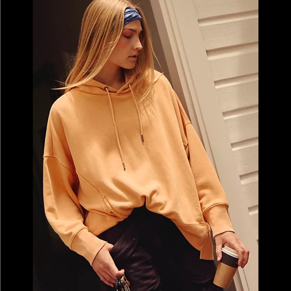 Free People Orange Hoodie